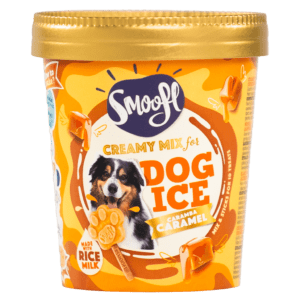 Smoofl Helado de caramelo para Perros Adultos