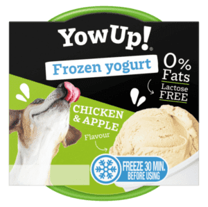 Yogur helado de pollo y manzana YowUp!