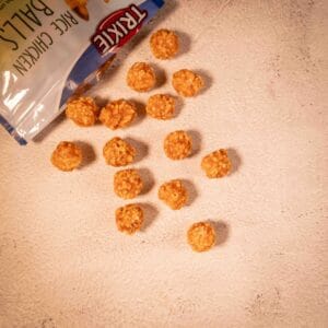 Bolitas de pollo y arroz - 77% carne