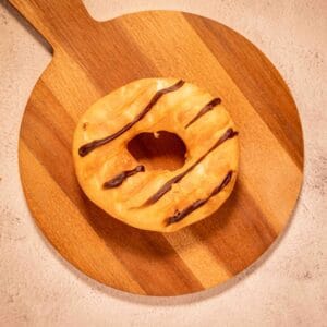 Anillos masticables de cuero crudo con sabores naturales para perros