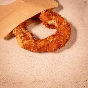 snack masticable coraz&oacute;n de pollo para perros