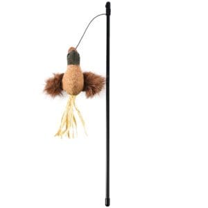 La Caña de Juguete Pato de Premier CAT es perfecta para estimular el instinto de caza de tu felino.