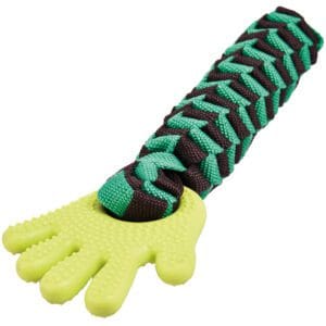 Juguete de Cuerda con Mano Strong de XT-DOG, ideal para promover la salud dental de tu perro