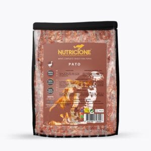 Menú BARF Pato 500g Nutricione envasado al vacío, ideal para perros con intolerancias