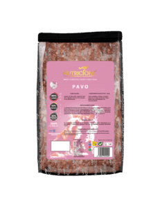 Menú BARF Pavo 1kg Kazoku Pets, alimento natural para perros