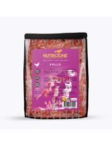 men&uacute; barf pollo 500g nutricione comida natural para perros