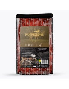 Envase al vac&iacute;o de All Meat Ciervo 1kg Nutricione, carne natural monoproteica para perros y gatos con alergias.