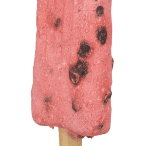 polo de helado rojo para perros natural con forma divertida