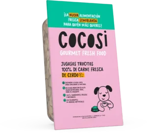 Trocitos de cerdo para perros Cocosi 200g alimento natural sin gluten