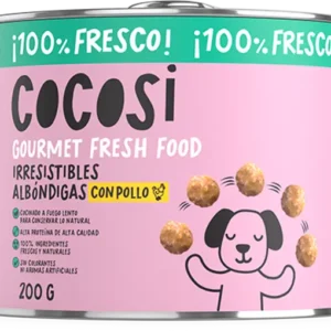 Albóndigas de pollo para perros Cocosi 200g naturales y jugosas
