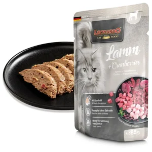 LEONARDO Finest Selection Cordero + Cranberries para gatos 100% natural