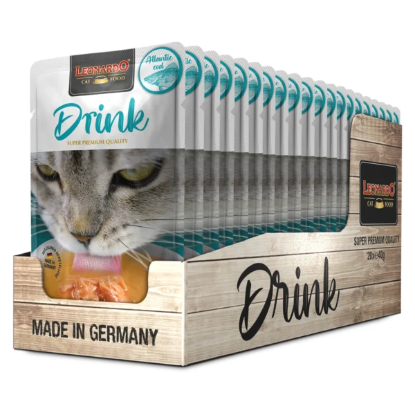 LEONARDO Drink caja completa para gatos