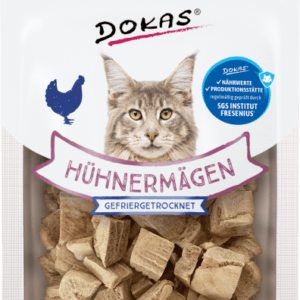 snack de estómagos de pollo para gatos
