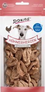 snack corazones pollo liofilizados perros