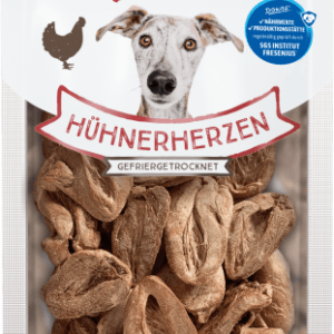 snack corazones pollo liofilizados perros
