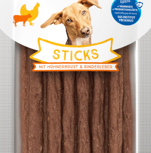 snack de pollo e hígado de res para perros