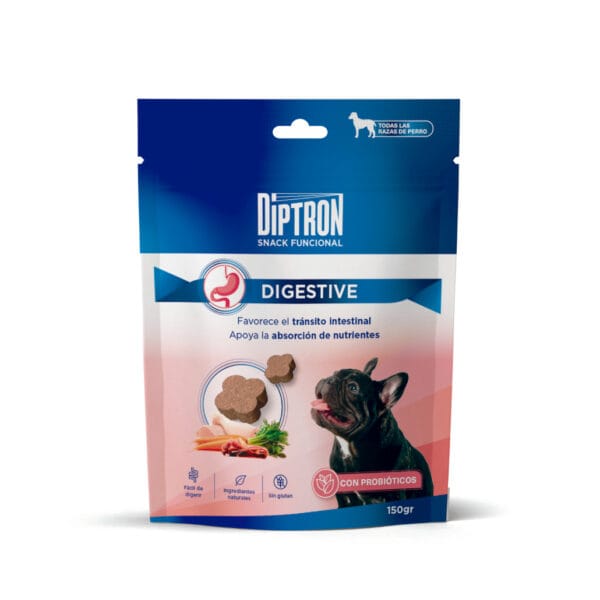 snack digestive para perros