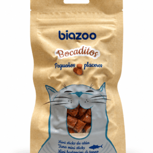 Snack de atún para gatos Biazoo Mini Sticks