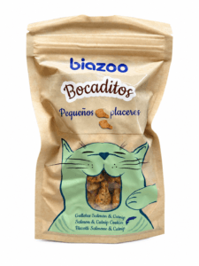 Galletas de salmón y catnip para gatos Biazoo