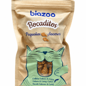 Galletas de salmón y catnip para gatos Biazoo